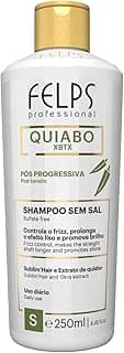 Felps Quiabo Xbtx Pós Progressiva Shampoo 250Ml, Felps Professionnel, INCOLOR