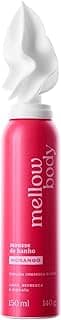 Mellow Mousse de Morango, Espuma de Banho, Hidrata e Limpa a Pele, Vegano e Cruelty-Free, 150ml