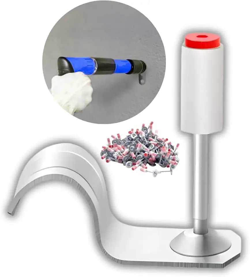 Prego Finca Pino Tubular Meia Lua Para Pistola Grampo Fica Pino 100PEÇAS Concreto Alvenaria Madeira (20MM)