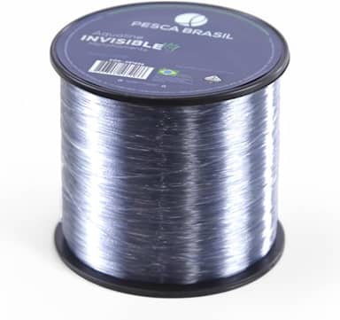 Pesca Brasil, Linha de Pesca 500m Transparente 0,25mm Nylon Resistente Monofilamento, Aqualine Invisible