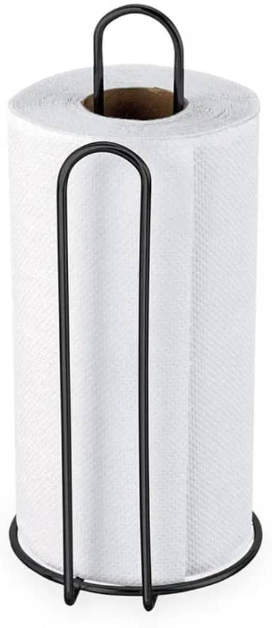 Porta Papel Toalha Preto Suporte Guardanapo Rolo Organização Cozinha