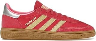 Tênis masculino de handebol, Rosa lúcido, amarelo, 6.5 Women/5.5 Men