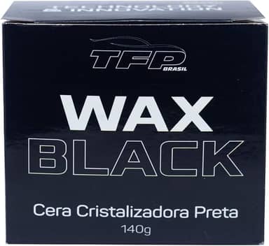 Cera Automotiva Cristalizadora Wax Black 140g - TFP