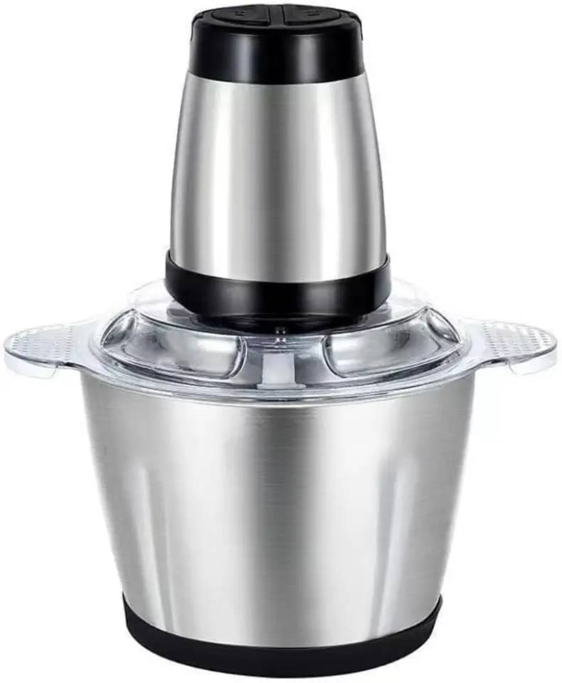 Multiprocessador Elétrico de Alimentos, 2 Litros, Triturador para Carne, Alho e Legumes, Processador de Alimentos para Cozinha, 110V, 1200W Potência