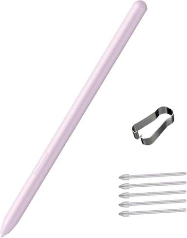 Caneta Tab S9 FE S para Samsung Galaxy Tab S9 FE de substituição para Samsung Galaxy Tab S9 FE / S9 Caneta Stylus com pontas, sem Bluetooth (roxa)