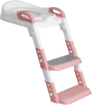 Redutor de Assento Infantil Ajustável Antiderrapante Rosa Confortável e Ergonômico para Desfralde OHANA BABY