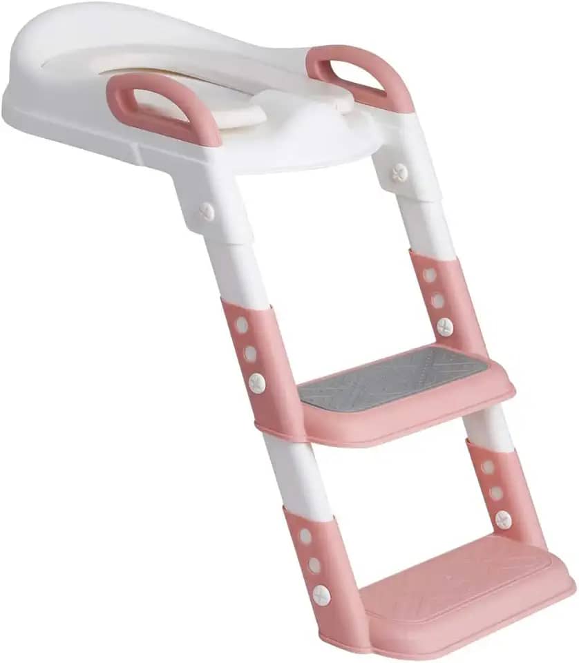 Redutor de Assento Infantil Ajustável Antiderrapante Rosa Confortável e Ergonômico para Desfralde OHANA BABY