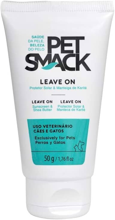 Protetor Solar Para Cães E Gatos Leave on 50g Pet Smack