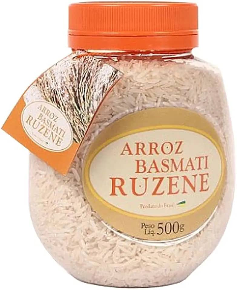 Ruzene, Arroz Basmati Aromático Indiano Premium 500g Ruzene