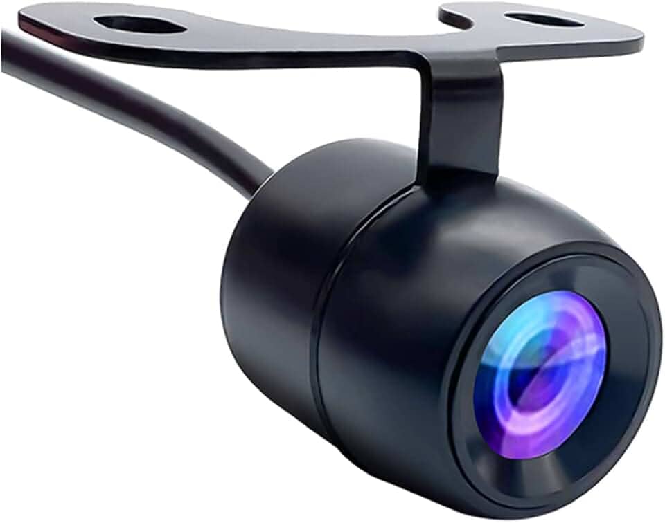 Câmera De Ré Colorida Automotiva Parachoque Infravermelho Visão Noturna Borboleta 2x1 LED Estacionamento Baliza Segura Carro Caminhão Van PREMIUM ONYK