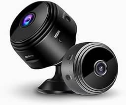 Mini Câmera Espiã A9 Wi-Fi Full HD 1080p com Sensor de Movimento e Visão Noturna | Gravação Remota via App | Mini Câmera de Segurança Portátil Ideal para Casa, Escritório e Bebê Monitor TDEVC