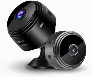 Mini Câmera Espiã A9 Wi-Fi Full HD 1080p com Sensor de Movimento e Visão Noturna | Gravação Remota via App | Mini Câmera de Segurança Portátil Ideal para Casa, Escritório e Bebê Monitor TDEVC