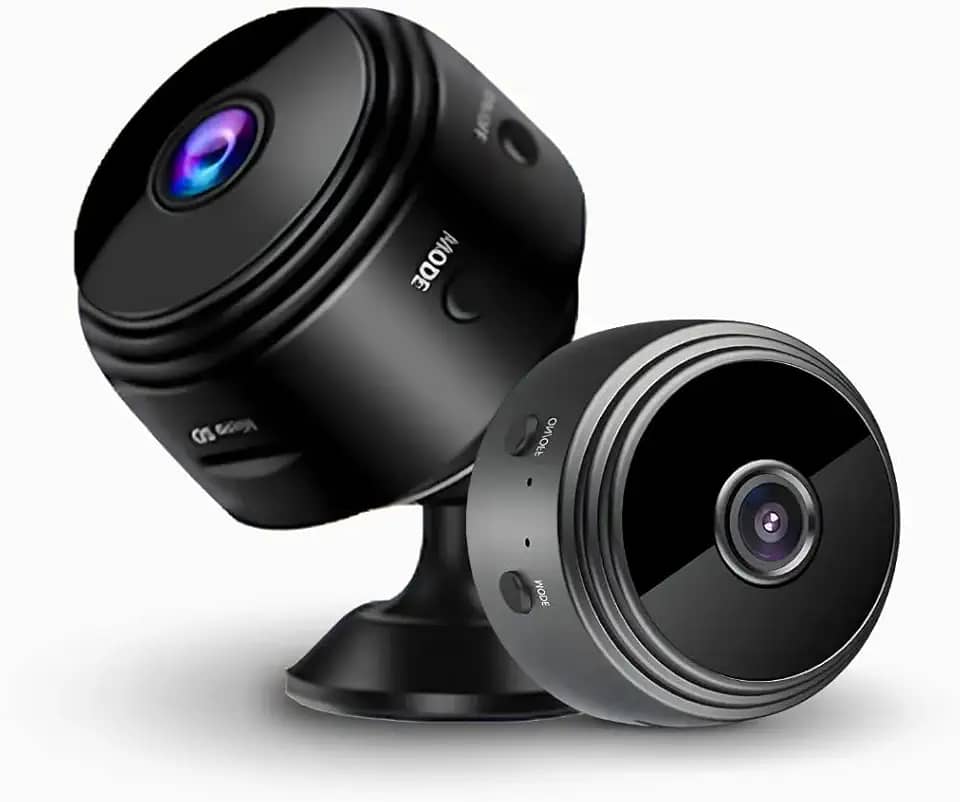 Mini Câmera Espiã A9 Wi-Fi Full HD 1080p com Sensor de Movimento e Visão Noturna | Gravação Remota via App | Mini Câmera de Segurança Portátil Ideal para Casa, Escritório e Bebê Monitor TDEVC