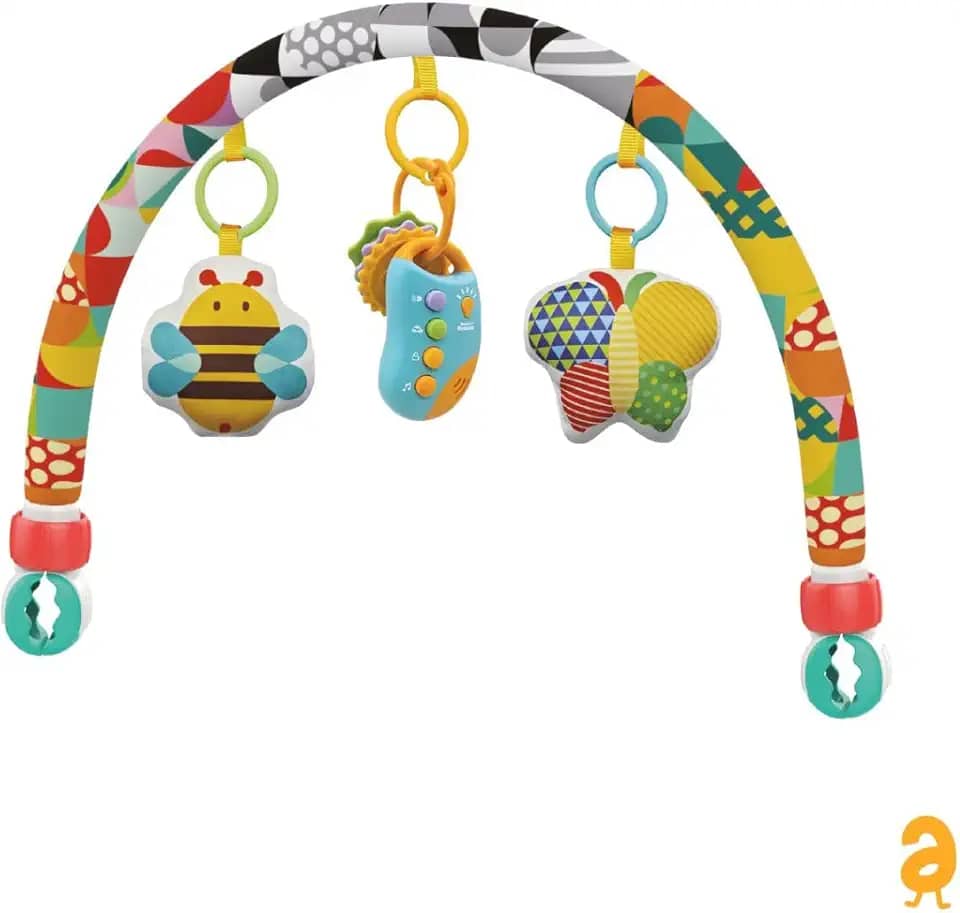 Móbile Arco Musical Bebê Carrinho Berço Let's Play Maxi Baby