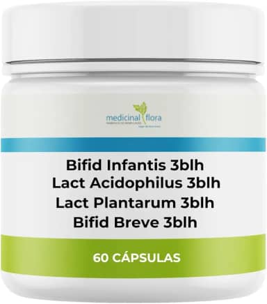 Lactobacillus Infantis 3Blh, Acidophilus 3Blh, Plantarum 3Blh, Breve 3Blh - 60 Doses
