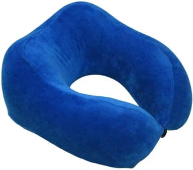 Travesseiro de Viagem Nasa | Marca - Kel | Anatômica, Cor Azul Royal – Apoio Cervical Ergonômico para Viagens