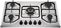 Electrolux Cooktop 5 Bocas a Gás Electrolux Inox Experience Multi Chama e Grade Ferro Fundido (KE5XC) Bivolt