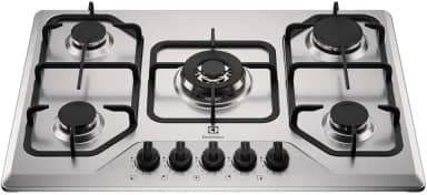 Electrolux Cooktop 5 Bocas a Gás Electrolux Inox Experience Multi Chama e Grade Ferro Fundido (KE5XC) Bivolt