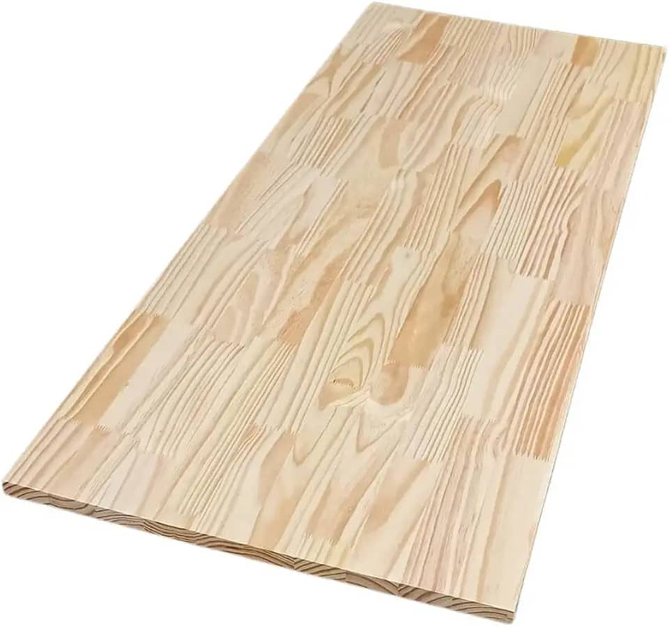 Tampo Madeira Maciça Pinus Verniz 2,5cm Escritorio Setup Bancada Tampa Maciço Mesa Pia Meligna (Verniz Incolor, 180x70cm)