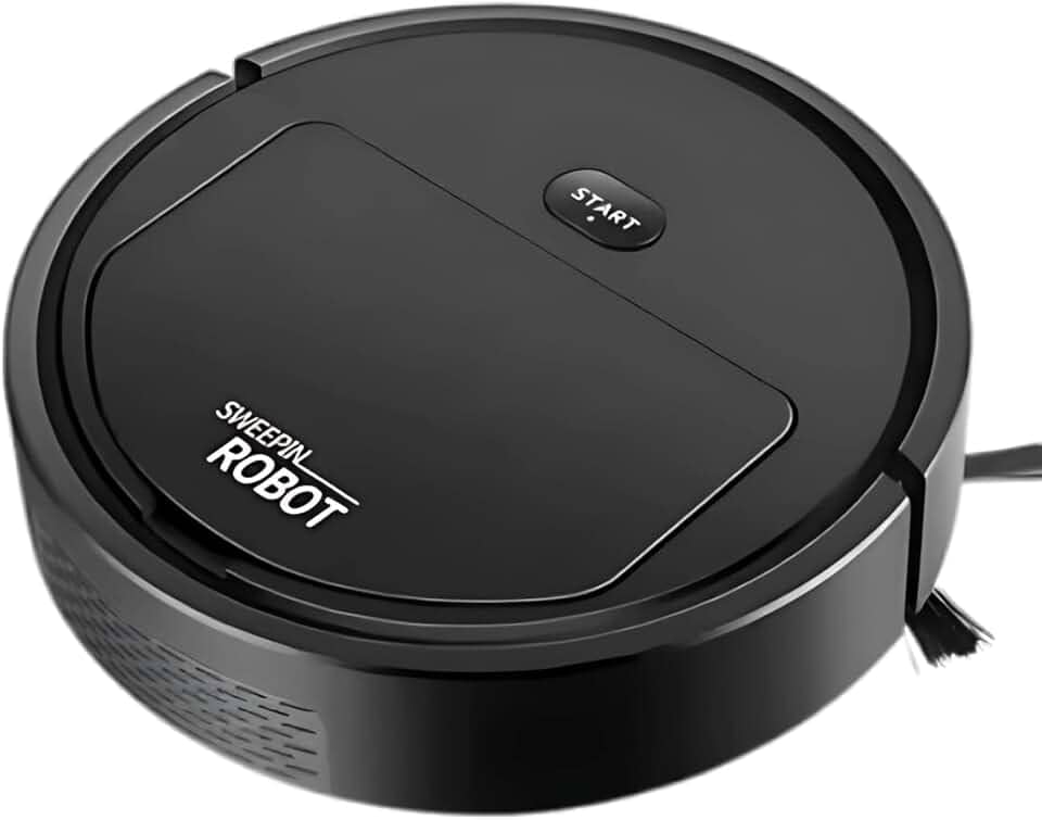 Robô Aspirador 4 em 1, Recarregável, Sem Fio, Com Pulverização e Função MOP