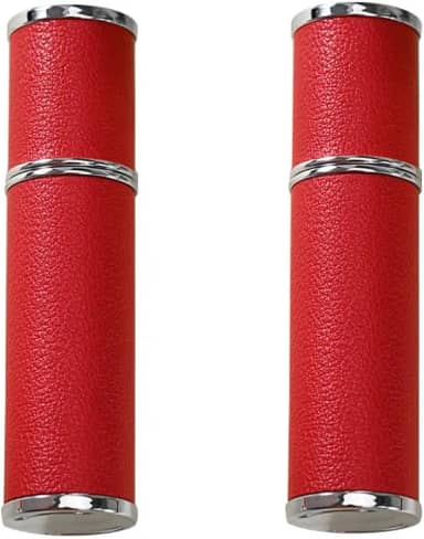 2 peças de couro de 4,8 g - conjunto de atomizador de perfume embrulhado, Vermelho, 0.2 Ounces