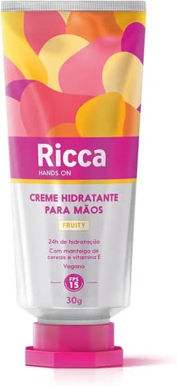 RICCA CREME DESODORANTE HIDRATANTE MÃOS FPS15 FRUITY