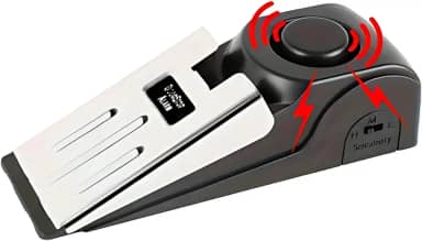 Alarme Trava Porta com Sirene Alta Premium Portátil Sem Fio Sensor de Segurança Inteligente Anti Roubo Ideal para Casa Apartamento Hotel Viagem Airbnb