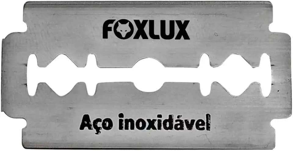 Foxlux Lâmina para Barbear/Navalha - Caixa com 60 Unidades