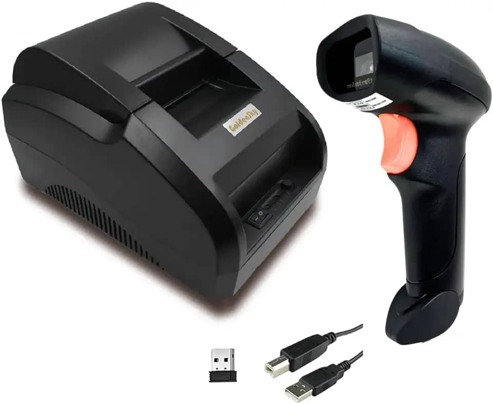 Impressora Não Fiscal Térmica 58mm + Leitor Boleto Código Semfio