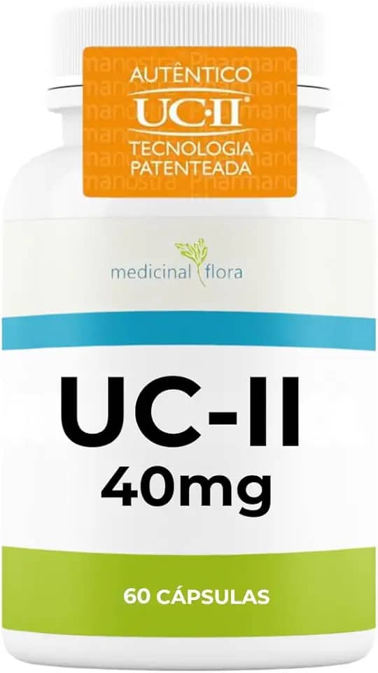 UC II 40mg Colágeno tipo 2 Com Selo de Autenticidade - 60 Cápsulas