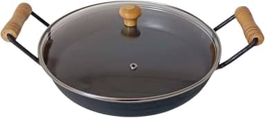 Disco Arado Chapa De Ferro 26cm Altura 6cm C Tampa De Vidro