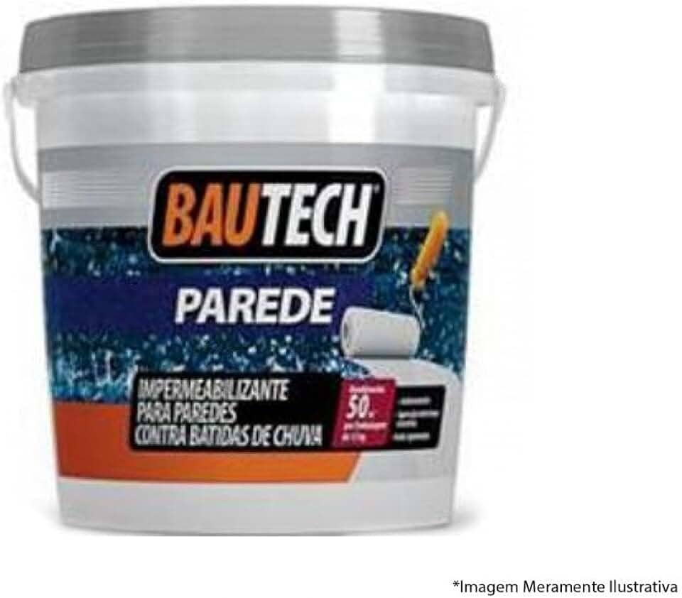 Bautech Parede Branco 4kg Tinta Impermeabilizante Parede