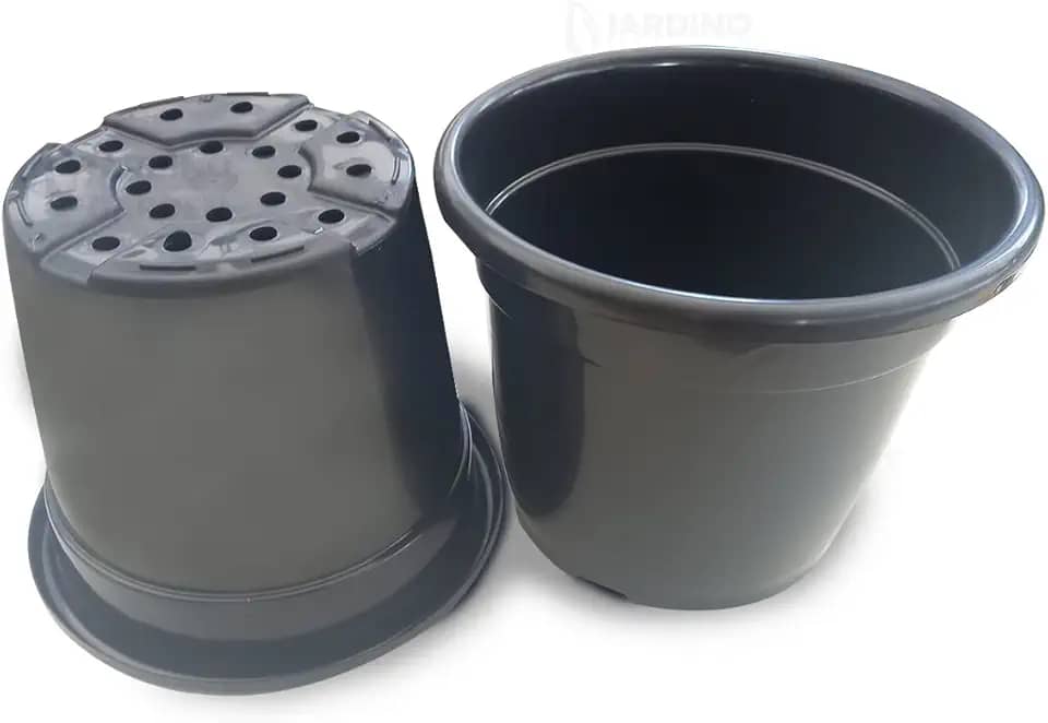 Vaso Pote 27 Plastico 8,5 Litros Plantar Flores Rosas 06 Und