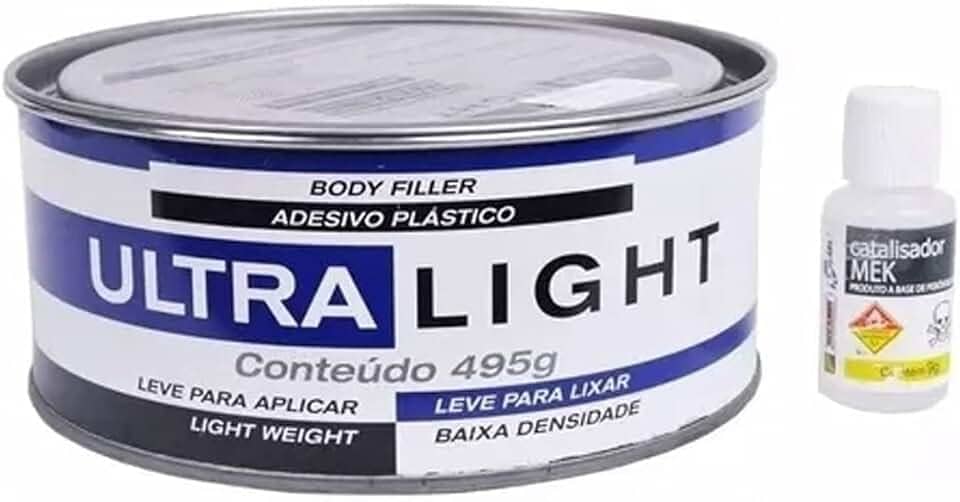 MASSA PLÁSTICA ULTRA LIGHT 495gr