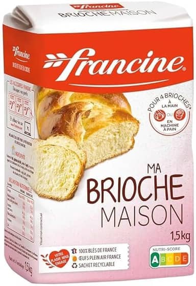 FARINHA PRONTA PARA BRIOCHE CASEIRA FRA FRANCINE - 1,5KG