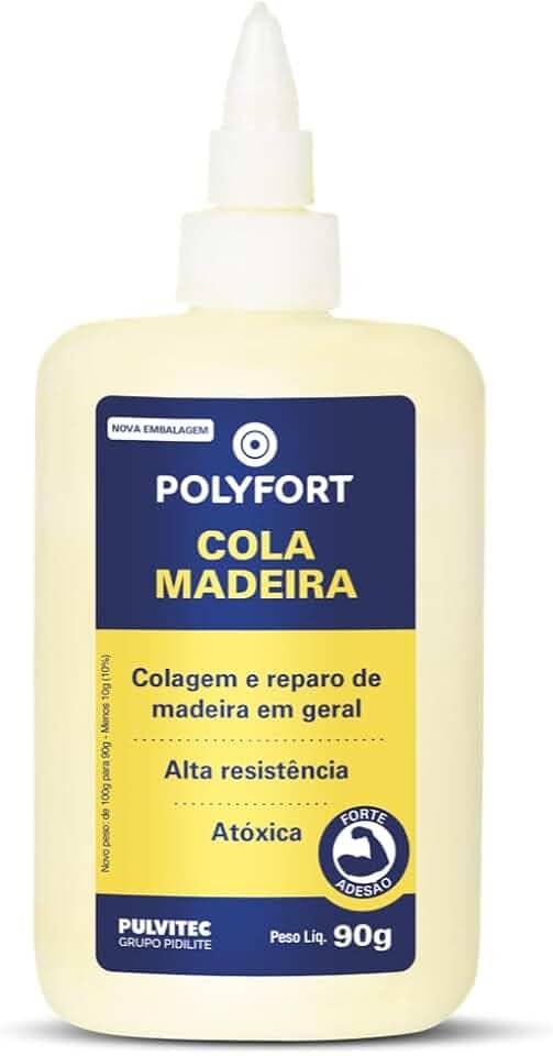 Cola Madeira 1x90G, Pulvitec 443840, Branco