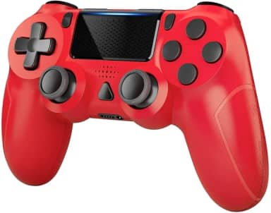Joystick Wireless Compatível PS4/PS4 Slim /PS4 Pro e PC (Vermelho)