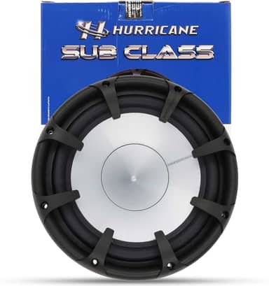 Subwoofer Class 8" Polegadas Hurricane 200W RMS Telado