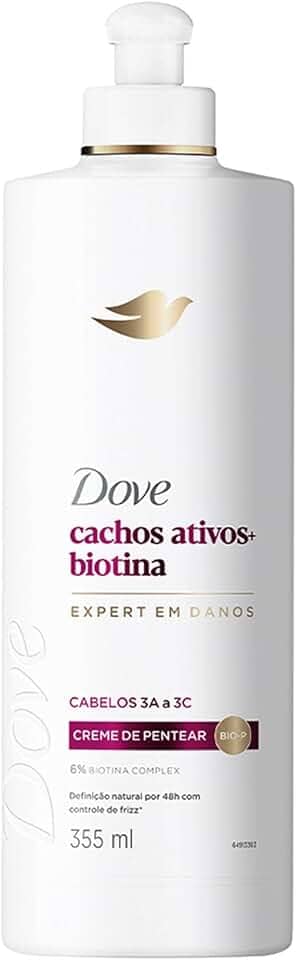 Dove Creme De Pentear Texturas Reais Cacheados 355Ml