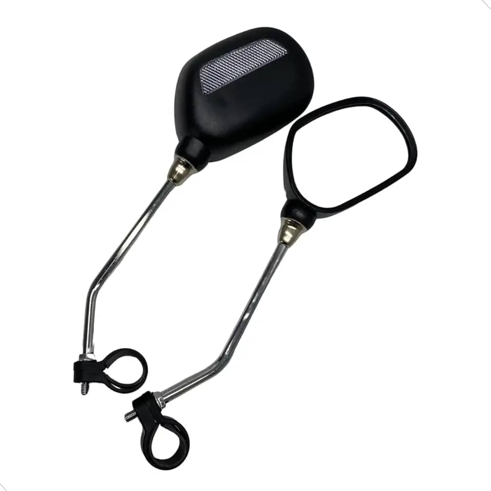 Par Espelho De Bicicleta Retrovisor Guidão Para Bike Espelho Convexo Mundo Compras