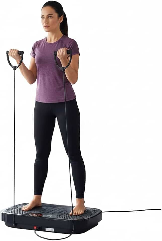 Plataforma Vibratória Slim Vib100 Suporta 150kg Com controle Liftness Dafoca