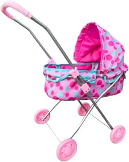 Carrinho para Boneca Passeio Divertido Berço Plus DM Toys