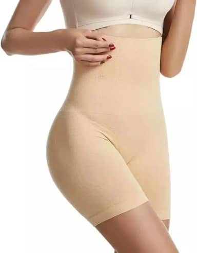 Cinta Modeladora Shorts Cintura Alta Diminui Aperta Barriga Compressão