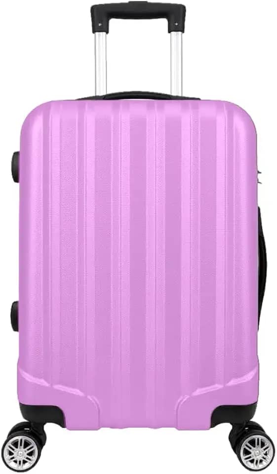 Mala de Bordo ABS 4 Rodas Adventure Fortt Rosa - MAB01-RA