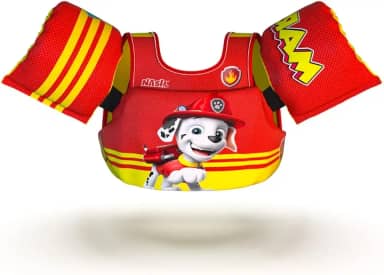 Boia Infantil com Colete Salva Vidas Nash - Patrulha Canina Marshall