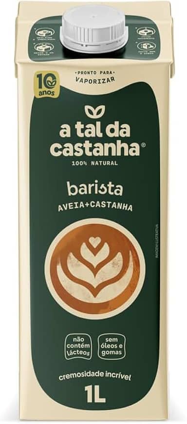 A Tal Da Castanha Bebida Vegetal Aveia e Caju Barista, 1L