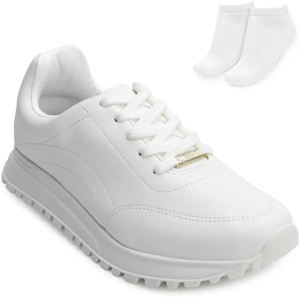 Tênis Casual Feminino Flatform Conforto Vizzano Original