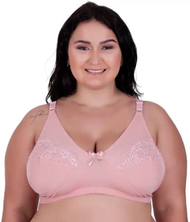 Sutiã Plus Size sem Bojo Reforçado Sustentação de Cetinete Resistente