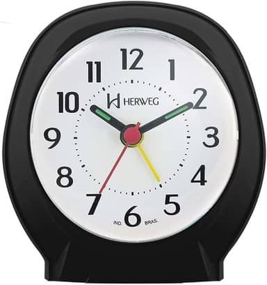 Despertador Quartz Preto