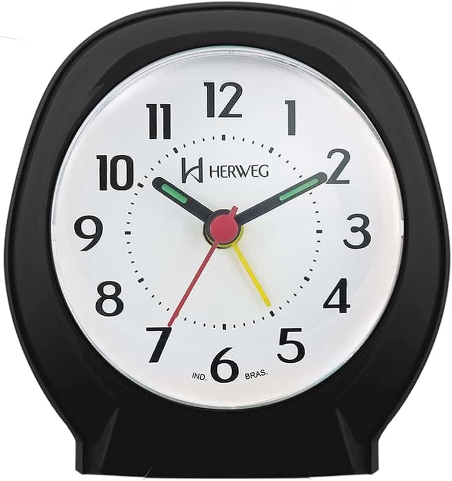 Despertador Quartz Preto